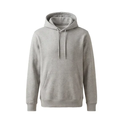 Heavyweight hoodie in heather grey